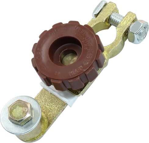 Zorfeter Top Post Battery Disconnect Switch, 12V/125A Battery Shut Off Switch Quick Disconnet for Truck Car Marine RV and Electrical Equipment(Red) in Saudi Arabia