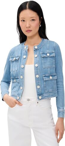 L'AGENCE Women's Yari Collarless Jacket in Saudi Arabia
