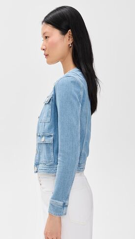 L'AGENCE Women's Yari Collarless Jacket in Saudi Arabia