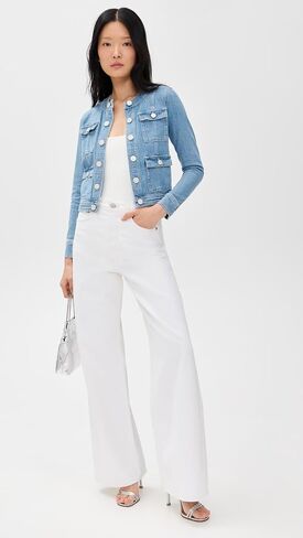 L'AGENCE Women's Yari Collarless Jacket in Saudi Arabia