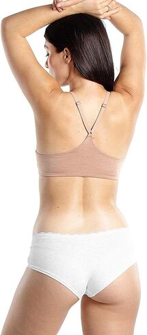 Emprella Womens Underwear Cotton, Boy Shorts Pack for Woman Comfort Stretch Lace Short in Saudi Arabia