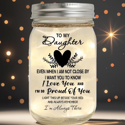 Christian Gifts for Women Faith，Starlight Mason Jar Night Light Birthday Present Religious Gifts Inspirational Spiritual Bible Verse Presents for Women Her Mom Friends Female Coworker Sister in Saudi Arabia