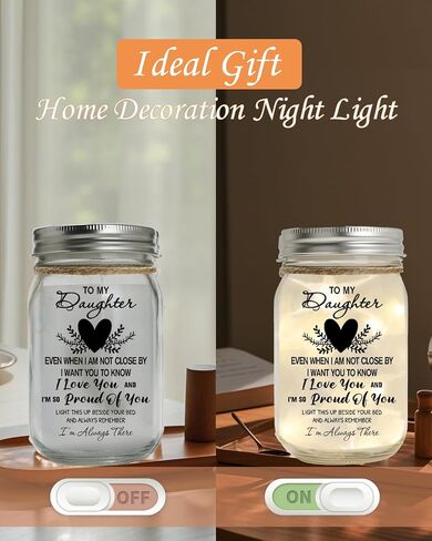 Christian Gifts for Women Faith，Starlight Mason Jar Night Light Birthday Present Religious Gifts Inspirational Spiritual Bible Verse Presents for Women Her Mom Friends Female Coworker Sister in Saudi Arabia