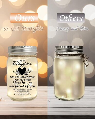 Christian Gifts for Women Faith，Starlight Mason Jar Night Light Birthday Present Religious Gifts Inspirational Spiritual Bible Verse Presents for Women Her Mom Friends Female Coworker Sister in Saudi Arabia