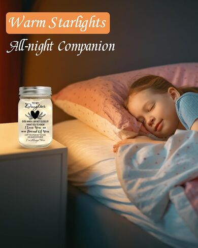 Christian Gifts for Women Faith，Starlight Mason Jar Night Light Birthday Present Religious Gifts Inspirational Spiritual Bible Verse Presents for Women Her Mom Friends Female Coworker Sister in Saudi Arabia