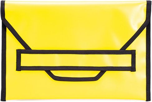 Envelope Clutch Bag,Unisex PVC Handbag with Flip-Top Closure & Nylon Trim,Street Style, Soft Compact Design in Saudi Arabia