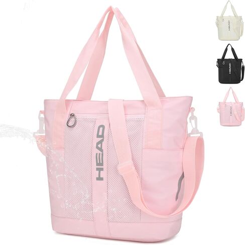 HEAD Crossbody Gym Tote for Women, Waterproof Small Gym Shoulder Bags with Detachable Strap for Shopping/College/Travel in Saudi Arabia