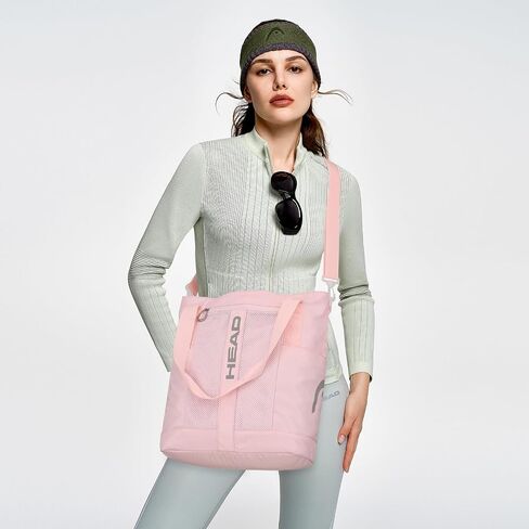 HEAD Crossbody Gym Tote for Women, Waterproof Small Gym Shoulder Bags with Detachable Strap for Shopping/College/Travel in Saudi Arabia