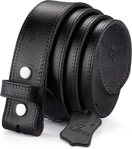 HJones Western Belts Genuine Full Grain Leather Belt for Belt Buckle Men's, 1.5" Replacement Belt Strap Without Buckle in Kuwait
