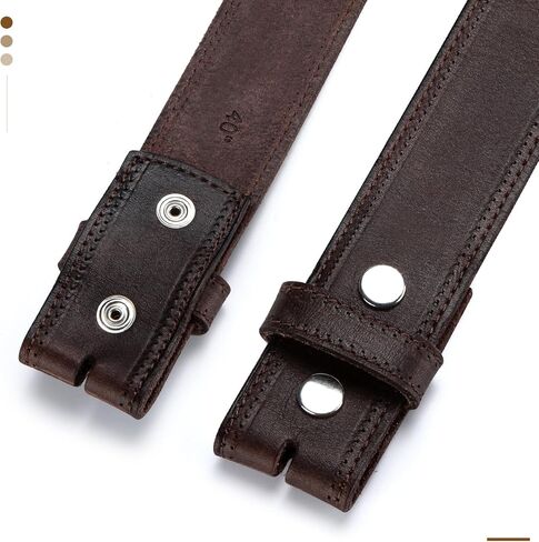HJones Western Belts Genuine Full Grain Leather Belt for Belt Buckle Men's, 1.5" Replacement Belt Strap Without Buckle in Kuwait