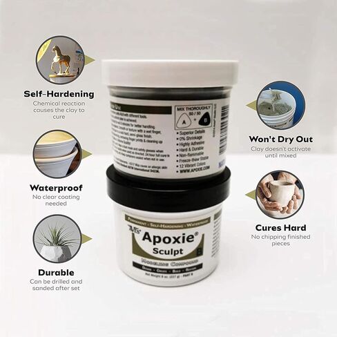 Aves Apoxie Sculpt - 2 Part Modeling Compound (A & B) - 1 Pound, Bronze in Saudi Arabia