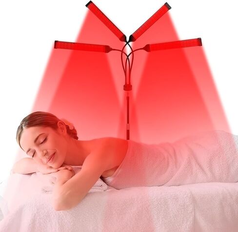 940nm Red Light Therapy for Body, 180LEDs Red Light Therapy Lamp with Stand, 3-in-1 Chip Designed 660nm ＆850nm &940nm Infrared Light Therapy for Face in Saudi Arabia
