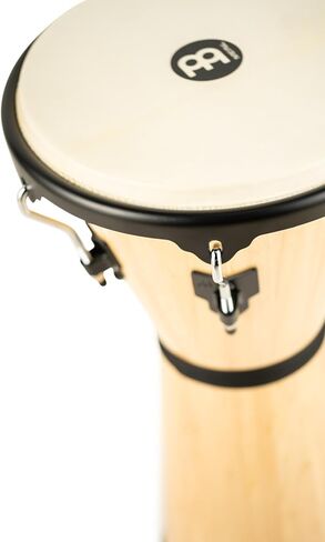 أداة Meinl Percussion Djembe ذات الطبلة الدائرية، سلسلة بطانة الرأس من الخشب الصلب - غير مصنوعة في الصين - رأس من جلد الماعز سهل الضبط، ضمان لمدة عامين (HDJ500VWB-M) in Saudi Arabia