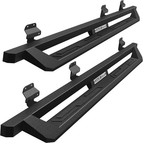 YITAMOTOR Drop Running Boards Compatible with 2015-2025 Ford F-150 SuperCrew Cab, 2017-2024 Ford F-250 F-350 Crew Cab, Off-road Side Steps, Black Powder Coated Nerf Bars in Saudi Arabia