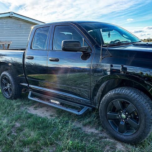 YITAMOTOR Drop Running Boards Compatible with 2015-2025 Ford F-150 SuperCrew Cab, 2017-2024 Ford F-250 F-350 Crew Cab, Off-road Side Steps, Black Powder Coated Nerf Bars in Saudi Arabia