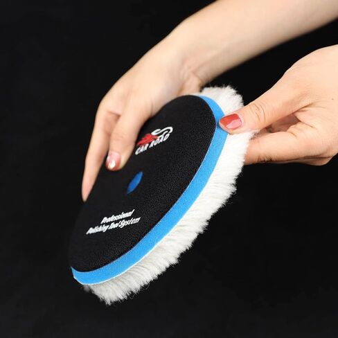 Buffing Polishing Pads 5 Inch, CAR ROAD 7PCs 5.5 Inch Face for 127mm Backing Plate Sponge Woolen Microfiber Buffing Pads Cutting Polishing Pad Kit for Car Buffer Polisher Compounding,Polishing,Waxing in Kuwait