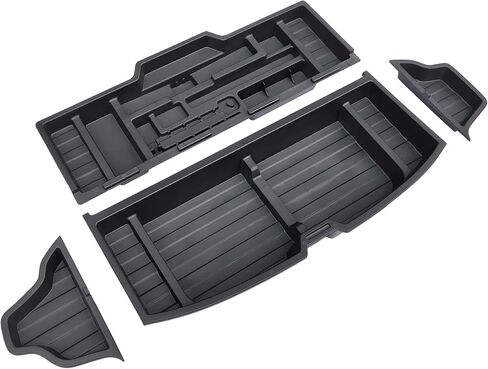 for CRV 5-Seat Trunk Organizers with Side Bins,Rear Hidden Storage Box for Honda CR-V 2023 2024 2025 Under Cargo Floor Storage Bins Accessories,SUV Extra Space in Saudi Arabia