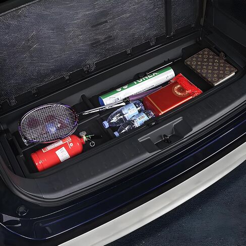 for CRV 5-Seat Trunk Organizers with Side Bins,Rear Hidden Storage Box for Honda CR-V 2023 2024 2025 Under Cargo Floor Storage Bins Accessories,SUV Extra Space in Saudi Arabia