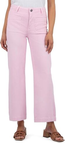 KUT from the Kloth Meg Mid-Rise Fab Ab Wide Leg in Movement in Saudi Arabia