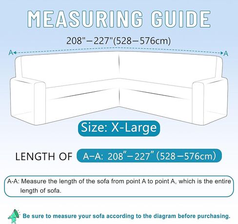 غطاء الأريكة Hdcaxkj الزاوية المقطعة L شكل أريكة غطاء أريكة سميكة Jacquard Slipcover غطاء الأريكة على شكل زلة على حامي أثاث غرفة المعيشة الأريكة الأريكة (رمادي فاتح ، X-large) in Kuwait