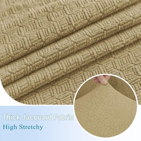 غطاء الأريكة Hdcaxkj الزاوية المقطعة L شكل أريكة غطاء أريكة سميكة Jacquard Slipcover غطاء الأريكة على شكل زلة على حامي أثاث غرفة المعيشة الأريكة الأريكة (رمادي فاتح ، X-large) in Kuwait