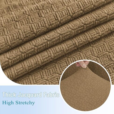 غطاء الأريكة Hdcaxkj الزاوية المقطعة L شكل أريكة غطاء أريكة سميكة Jacquard Slipcover غطاء الأريكة على شكل زلة على حامي أثاث غرفة المعيشة الأريكة الأريكة (رمادي فاتح ، X-large) in Kuwait