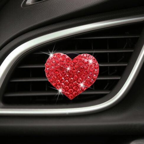 2Pcs Car Air Vent Clip,Bling Crystal Cute Bee Car Air Vent Clips, Car Air Conditioning Outlet Clip Decorative,Rhinestone Car Decoration for Women Interior Decor Bling Car Accessories in Saudi Arabia