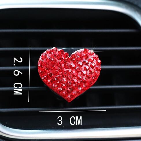 2Pcs Car Air Vent Clip,Bling Crystal Cute Bee Car Air Vent Clips, Car Air Conditioning Outlet Clip Decorative,Rhinestone Car Decoration for Women Interior Decor Bling Car Accessories in Saudi Arabia