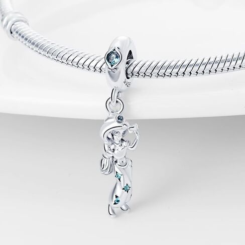 Bead Charms 925 Sterling Silver for Pandora Bracelet, Dangle Pendant Charms with 5A Cubic Zirconia for European Necklace and Bracelet Jewelry Gifts for Women Z2 in Saudi Arabia