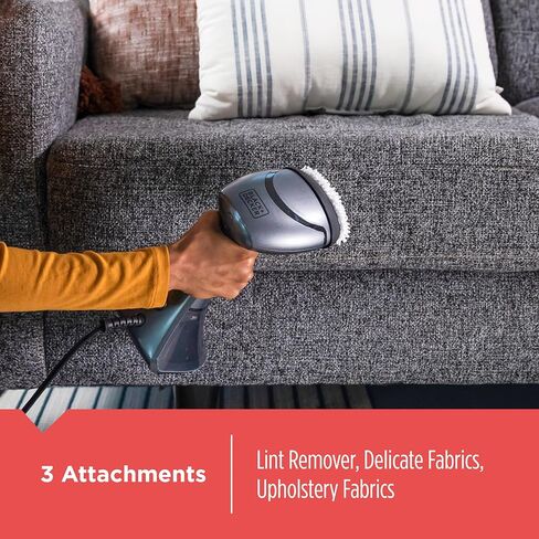 مكواة بخار محمولة باليد متطورة من بلاك اند ديكر - حل بخار قوي وسريع، HGS250P، اخضر فاتح in Kuwait