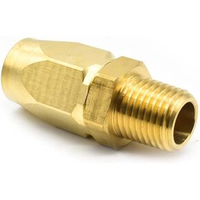 Interstate Pneumatics AMT-HRPZ26-01 3/8 بوصة إصلاح نهاية خرطوم قابل لإعادة الاستخدام مع ذكر 1/4 بوصة NPT لخرطوم البولي يوريثين 3/8 بوصة (سلسلة HU16)، أحمر، صغير in Kuwait