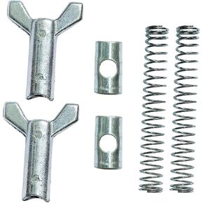 2 Sets Rear Brake Adjuster Hardware Kit Adjusting Nut Joint Spring Compatible with Honda FourTrax 300 Rancher 350 400 420 Foreman 400 500 520 Recon 250 TRX250 TRX125 TRX200 TRX70 TRX90