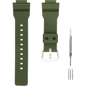 راتنجات مشاهدة شريط التوافق مع Casio G-Squad 21mm × 16mm GBA-800 GBA800 GBD-800 GBD800 استبدال حزام للرجال والنساء Watchband