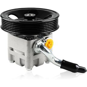 Power Steering Pump with Pulley Compatible with Infiniti M35 V6 3.5L 2006 2007 2008, Infiniti G25 V6 2.5L 2011 2012, Replacement for 49110-EG000, 49110-JK000