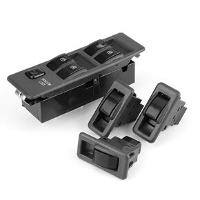 Power Window Switch, Car Power Window Switch Button Set for Mitsubshi Pajero Montero 1990-2003 MR753373