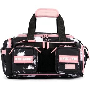 Wolfpak 20L Mini Duffle Bag (Black Lightning Blickout Pink)