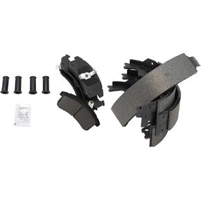 TRQ Brake Pads Ceramic Compatible with 1994-1997 Chevrolet Camaro Pontiac Firebird