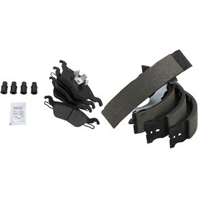 TRQ Brake Pads Ceramic Compatible with 2000-2004 Ford Focus