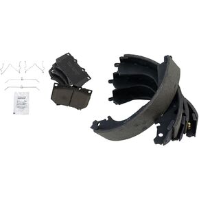 TRQ Brake Pads Ceramic Compatible with 2000-2002 Toyota Tundra