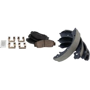 TRQ Brake Pads Ceramic Compatible with 2003-2007 Honda Accord 2006-2010 Civic