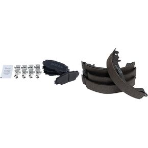 TRQ Brake Pads Semi-Metallic Compatible with 2007-2018 Toyota Yaris