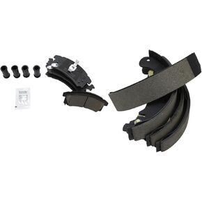 TRQ Brake Pads Ceramic Compatible with 2003-2005 Chevrolet Cavalier Pontiac Sunfire