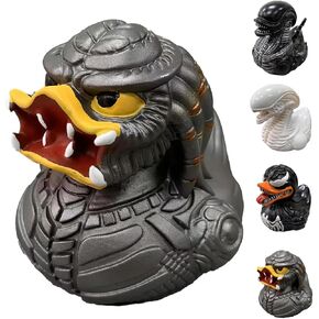 EROCK Unique Resin Duck Sculpture - Horror Movie Character Ducks, Creative and Playful Decorative Art, Perfect for Home, Office, Collectibles, and Gifts.(Movie Character Ducks A)