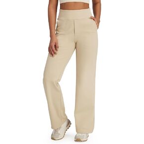 G4Free Fleece Lined Pants Women High Waisted Wide Leg Pants Winter Warm Thermal Sweatpants with Pockets 29"/31"/33"
