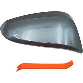 Passenger Right Side Mirror Cover Cap Compatible with Toyota Rav4 2015-2018 XLE SE LTD Gray