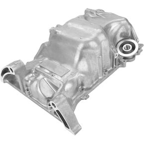 Engine Oil Pan with Drain Plug Compatible with Honda Civic 2006-2011 L4 1.8L Replacement for 11200R1AA00 11200RNAA00 11200RNAA01 264-382