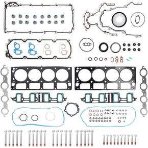 HS26192PT-5 MLS Head Gasket Set with Bolts Fit for 2007-2011 Chevy Express Silverado Suburban Tahoe GMC Savana Sierra Yukon XL Cadillac Escalade Hummer H2, 6.0L 6.2L V8 ES72220 ES72390