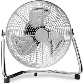 mollie 22 Inch 3572 CFM High Velocity Floor Fan with 3 Speed Heavy Duty Metal Adjustable Tilt Portable Quiet Air Circulator for Home Bedroom Garage Commercial Use Black