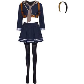 Sucker Punch Cosplay Costume Girls School Sailor Sail Suit Suit Women Sexy Top Skirt onmort