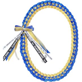 Graduation Leis Class of 2025,Ribbon Leis for Graduation,Braided Necklace Money Leis Graduation Gifts for Middle School,High School,College Party Decorations in Saudi Arabia